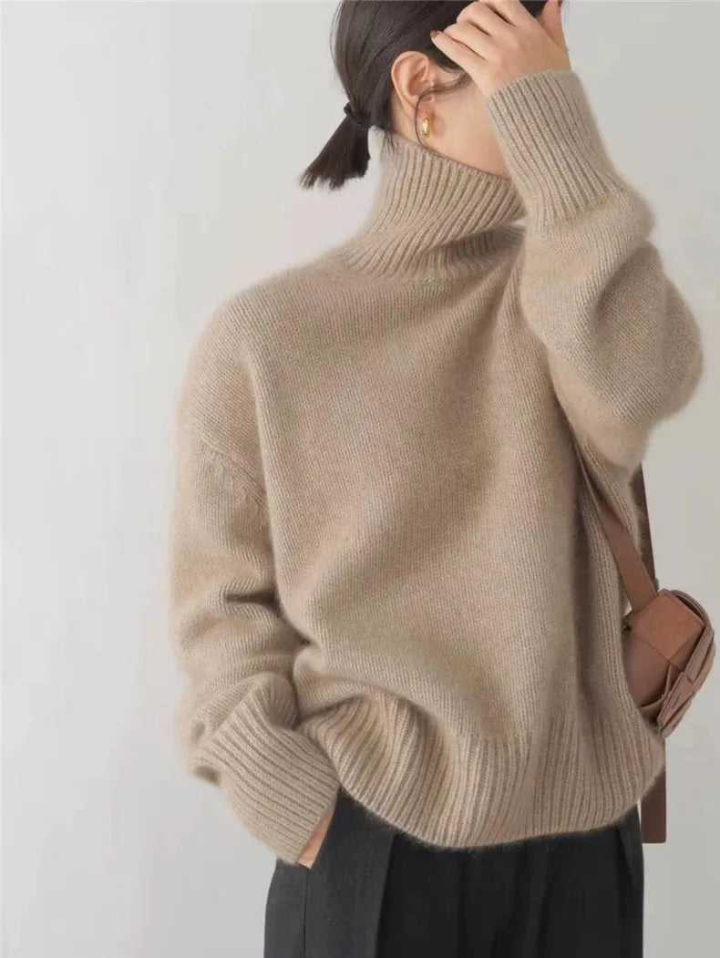 Isabella - Eleganter Rollkragenpullover