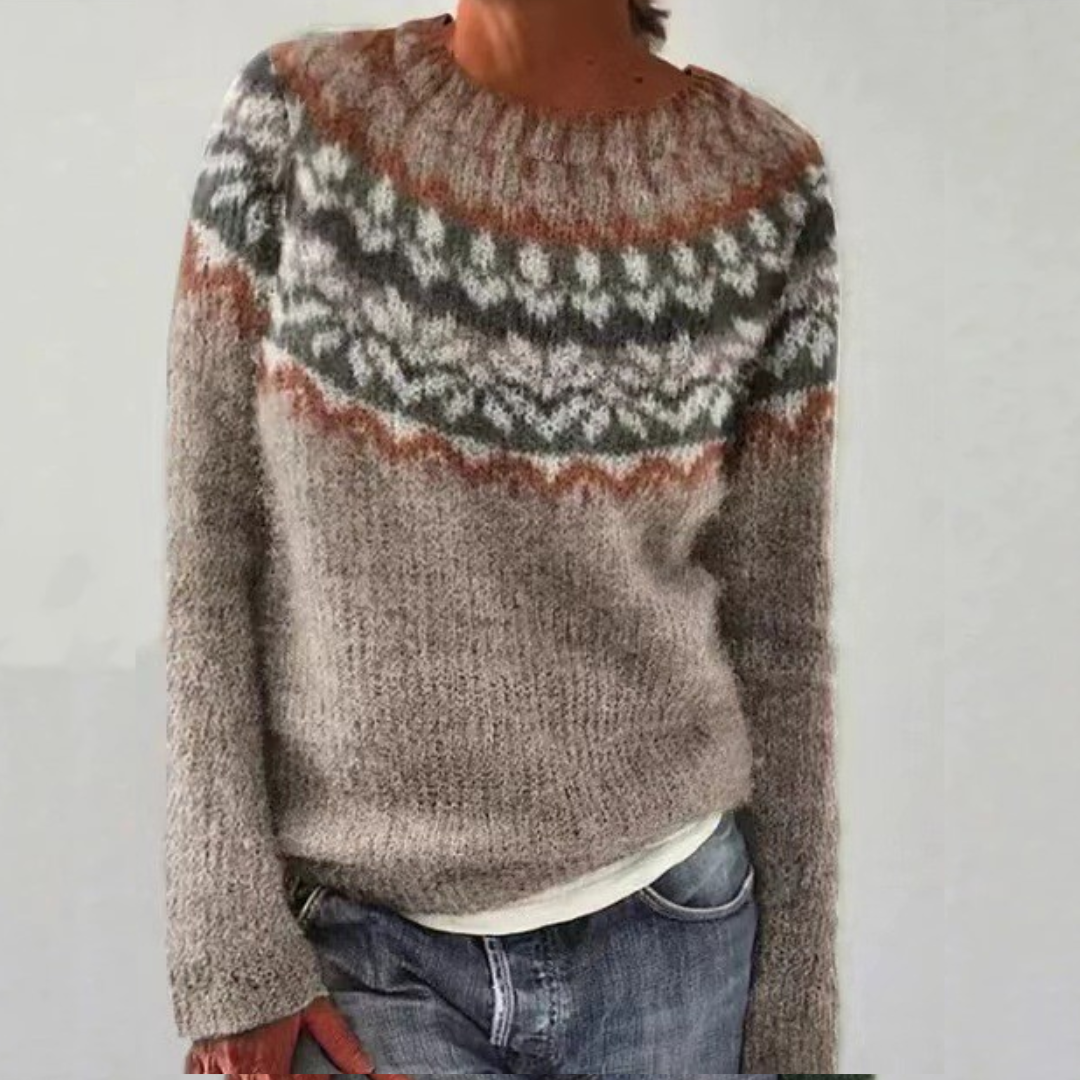 Chloe - Gemütlicher Retro-Pullover