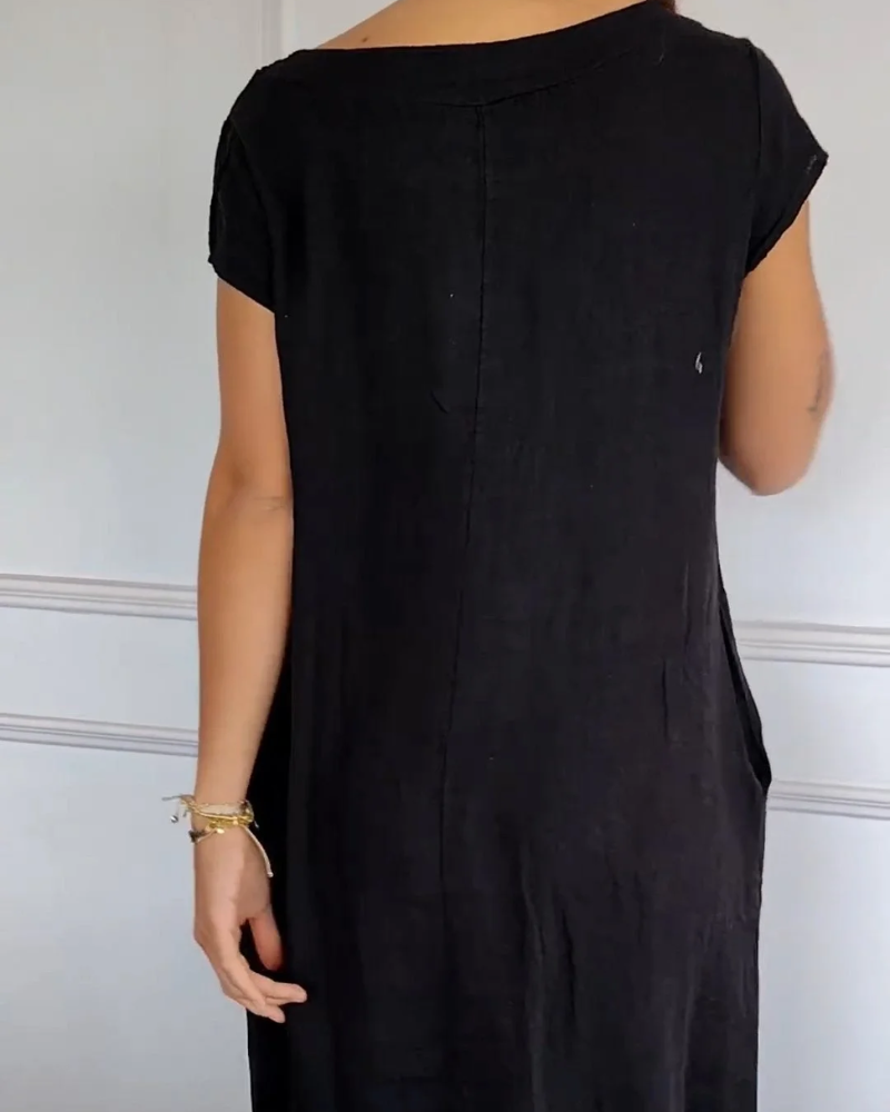 Brenna – Lässiges Baumwollkleid