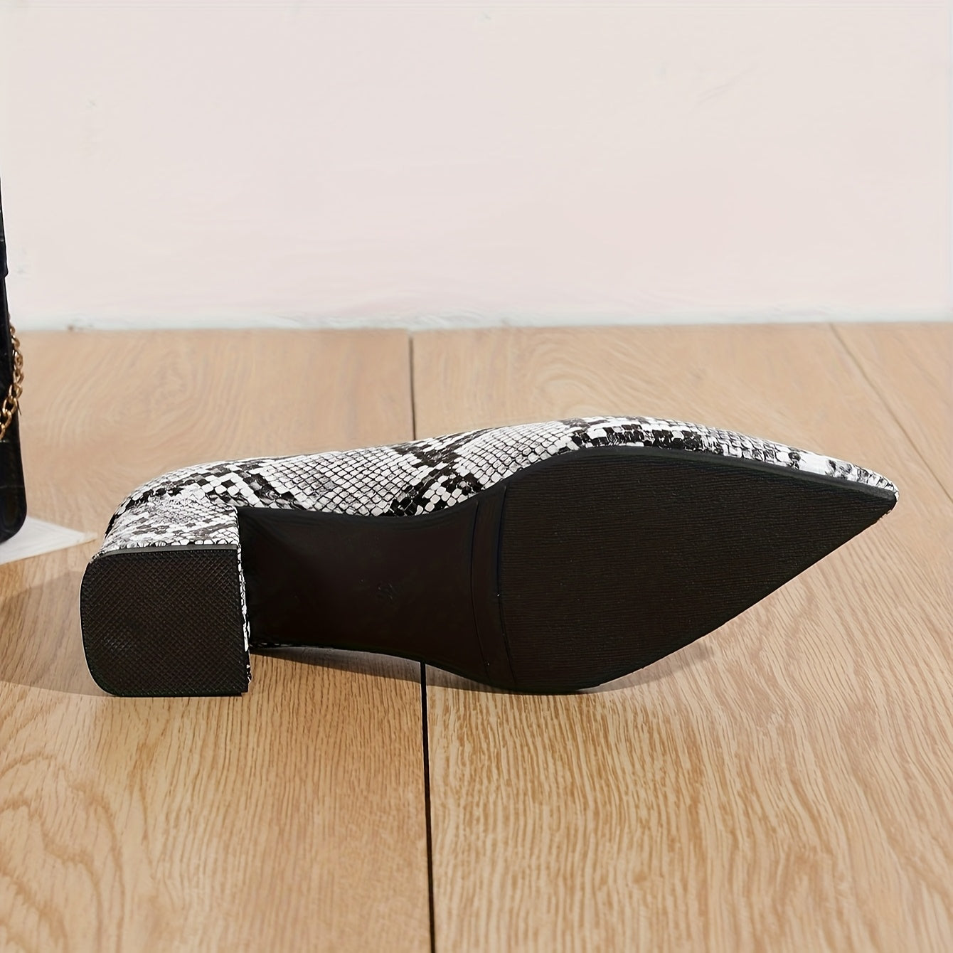 Jayne | Schlangenprint Spitz-Zehen Absätze