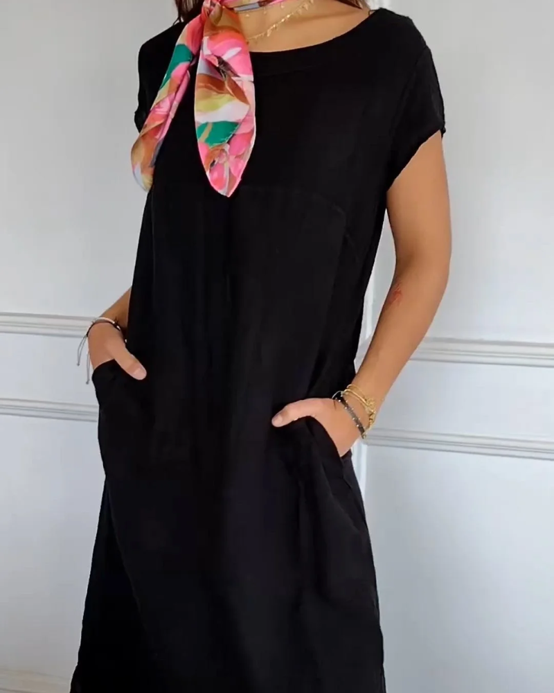 Brenna – Lässiges Baumwollkleid