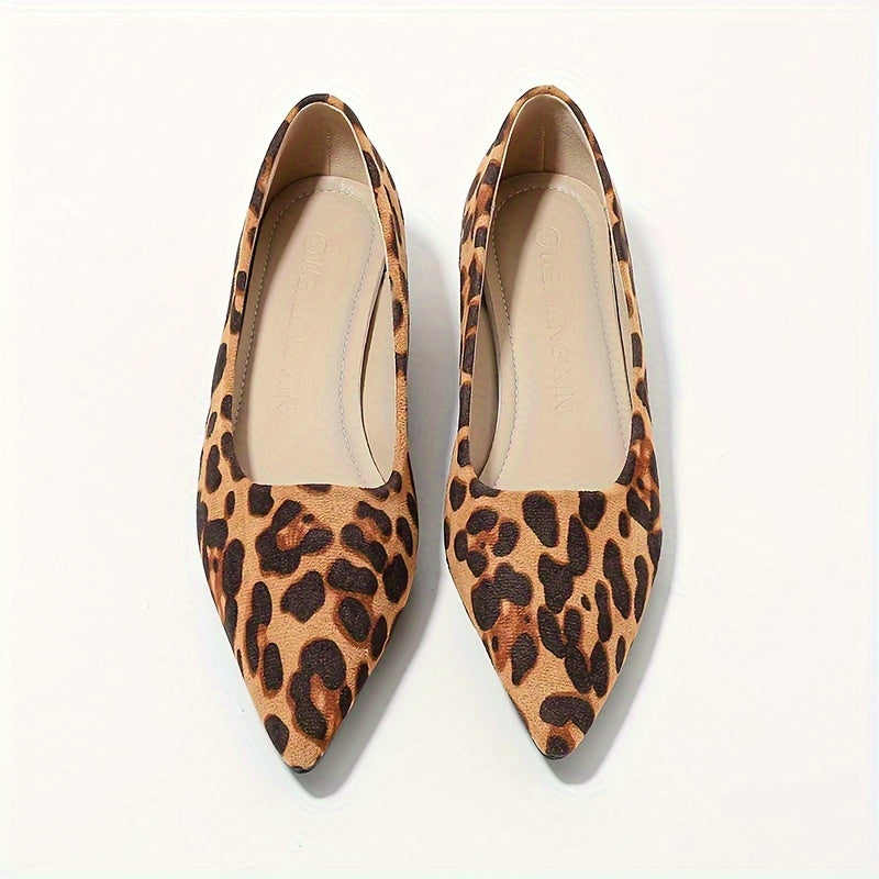 Dina | Leopardenmuster Spitz-Zeh High Heels