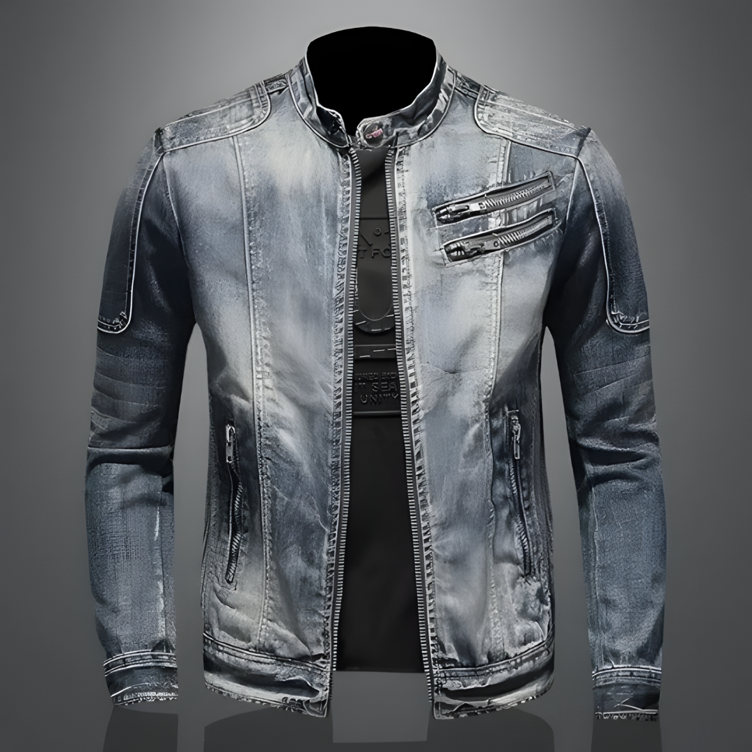 Matteo - Retro Denim Jacke