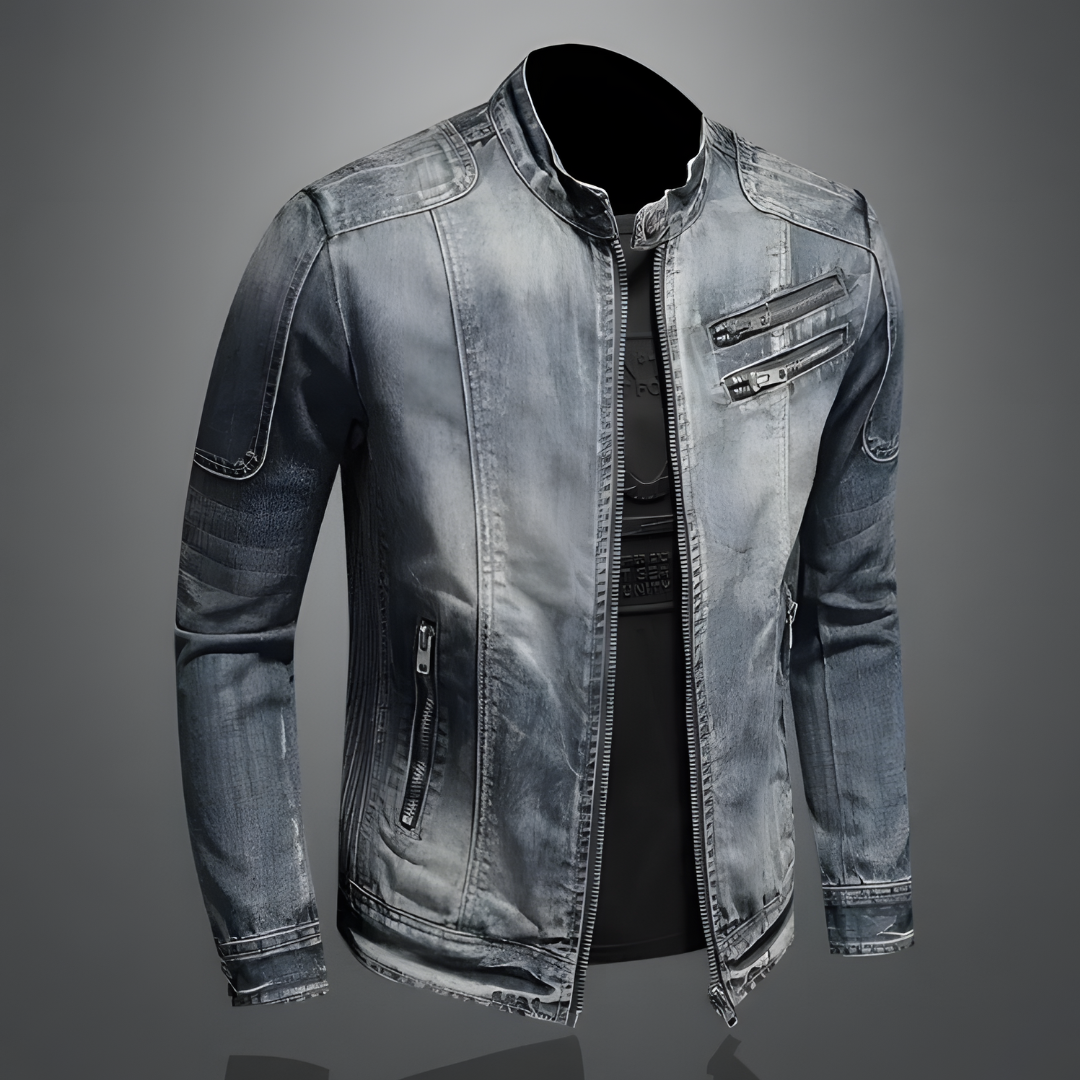 Matteo - Retro Denim Jacke