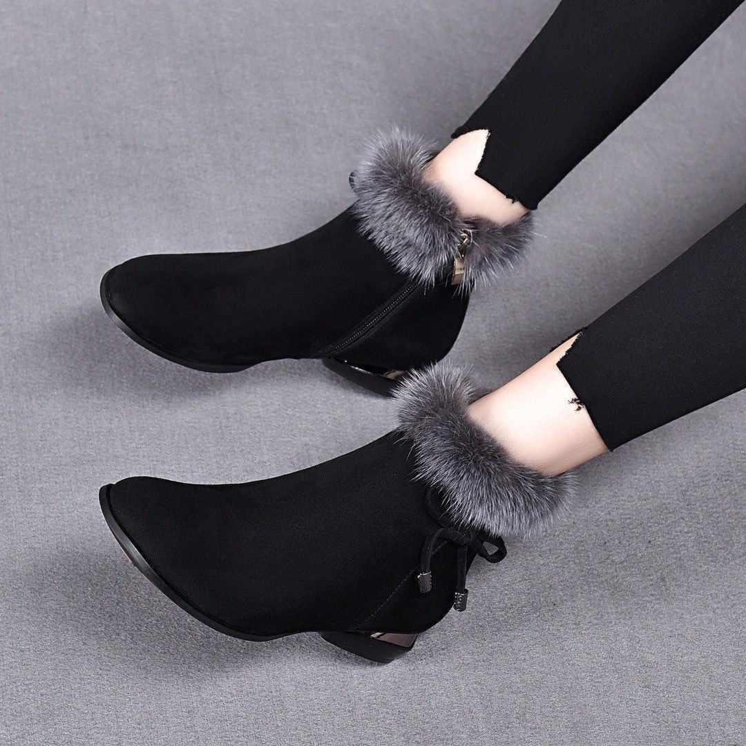 Stacey - Weiche Leder-Stiefeletten