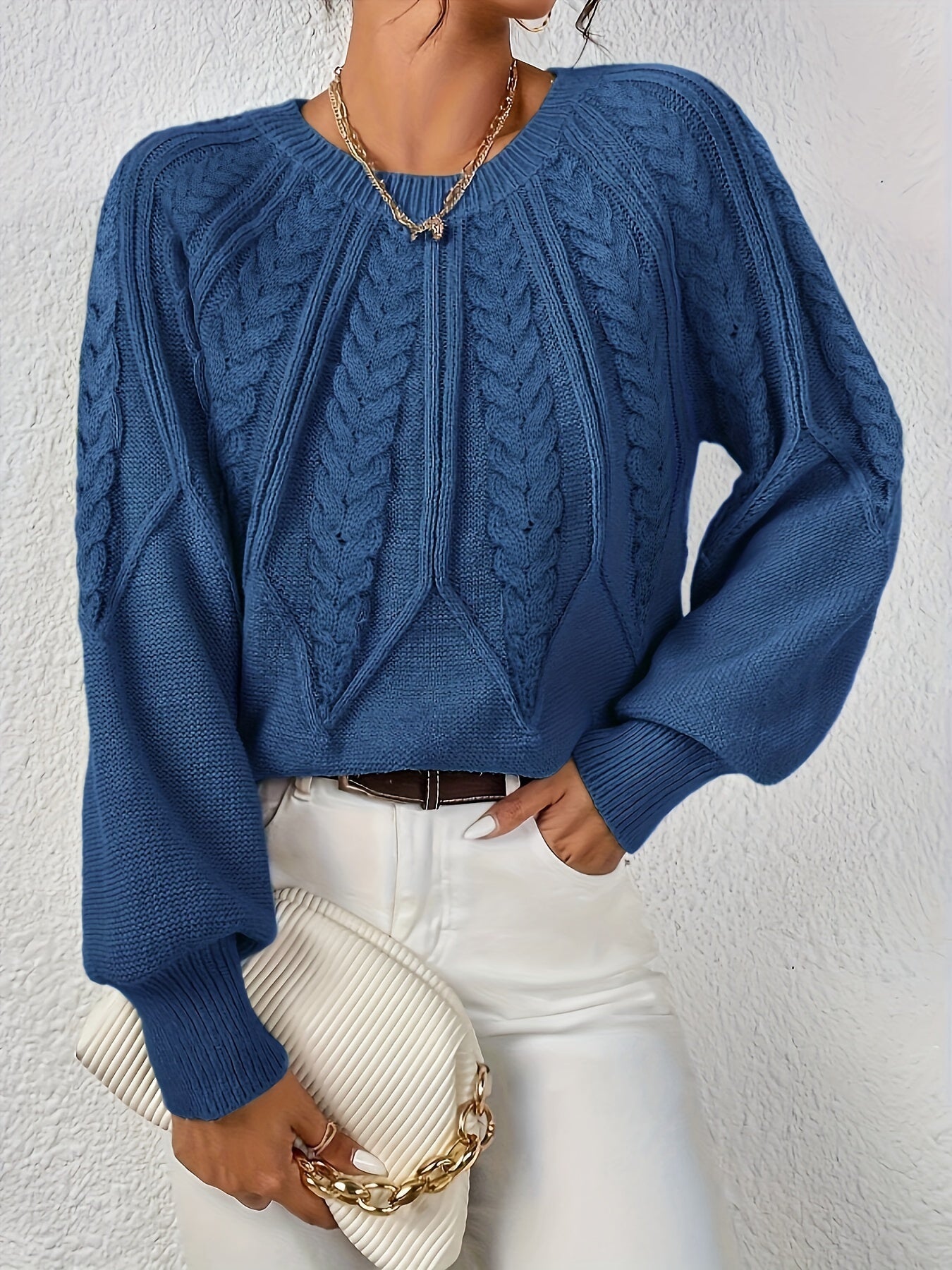 Jane - Eleganter Pullover mit langen Ärmeln