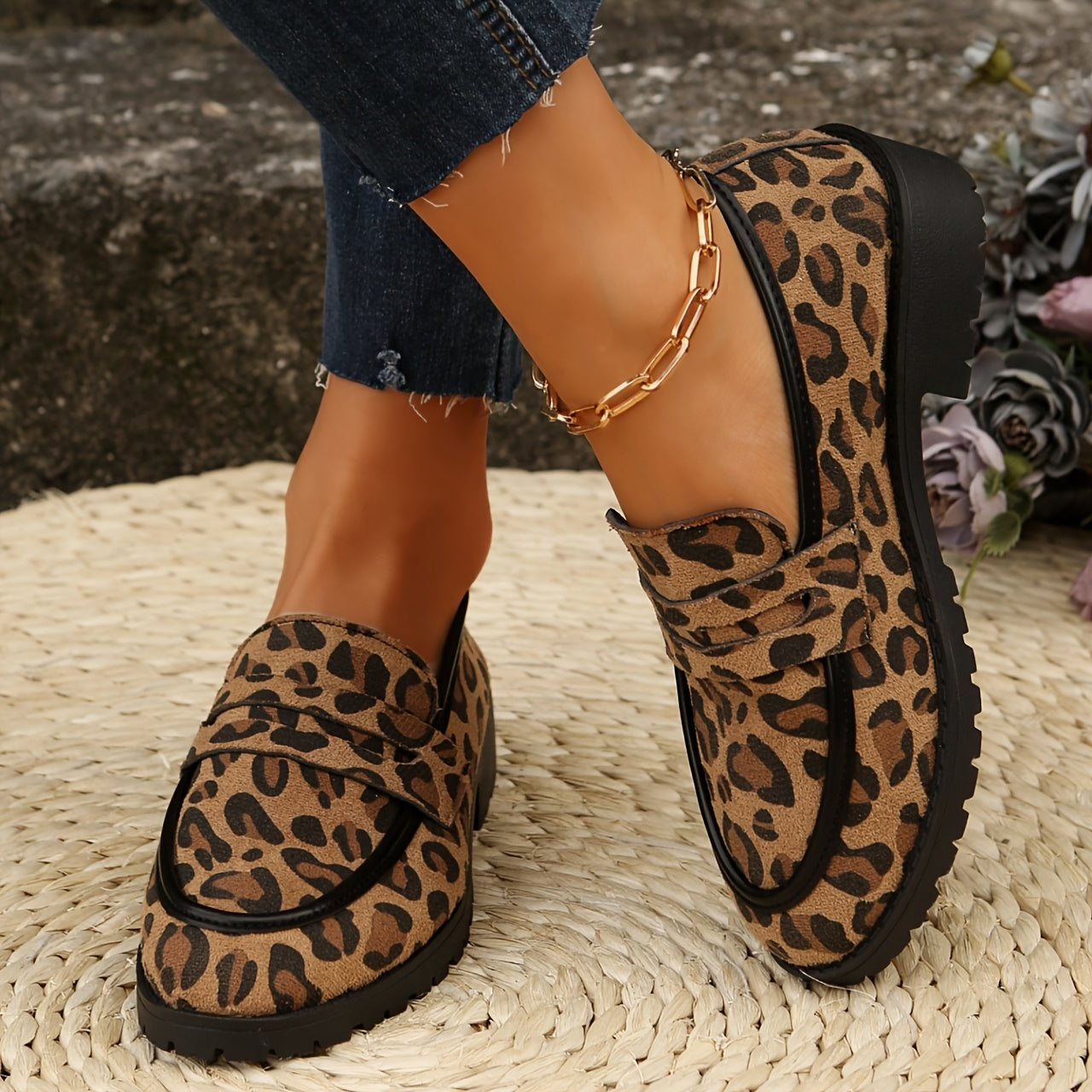 Maggie | Leopard-Print Slipper