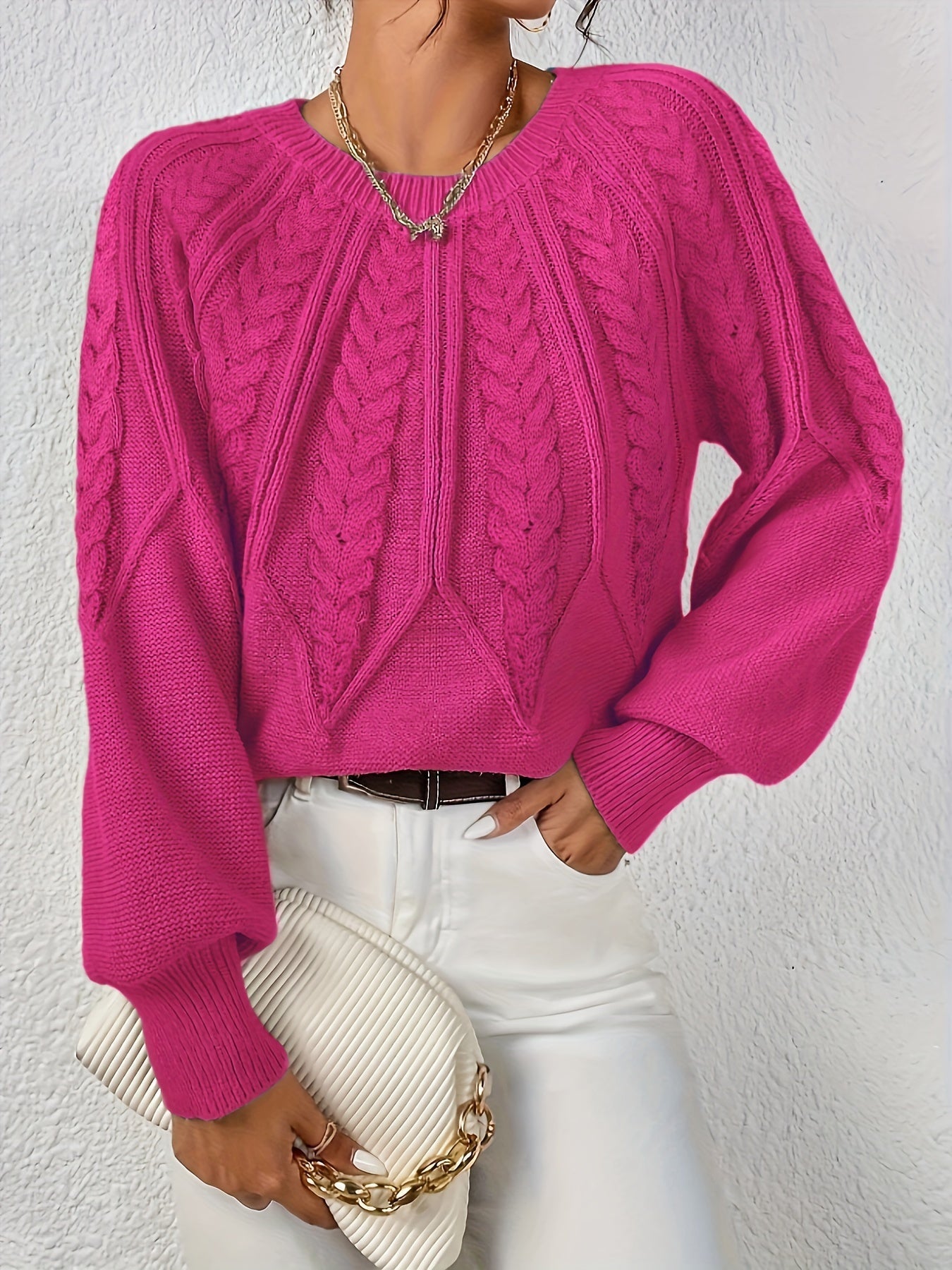 Jane - Eleganter Pullover mit langen Ärmeln