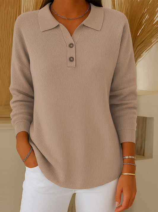 Frances - Damen Pullover in einfarbig