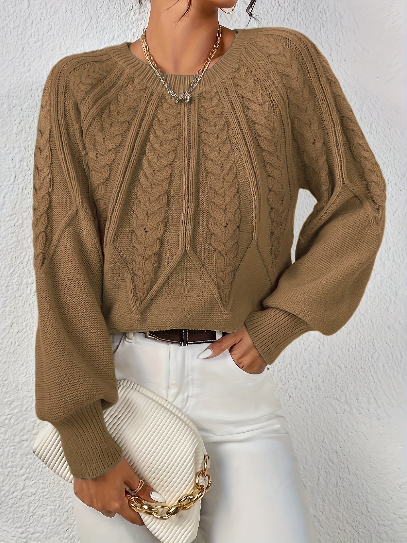Jane - Eleganter Pullover mit langen Ärmeln