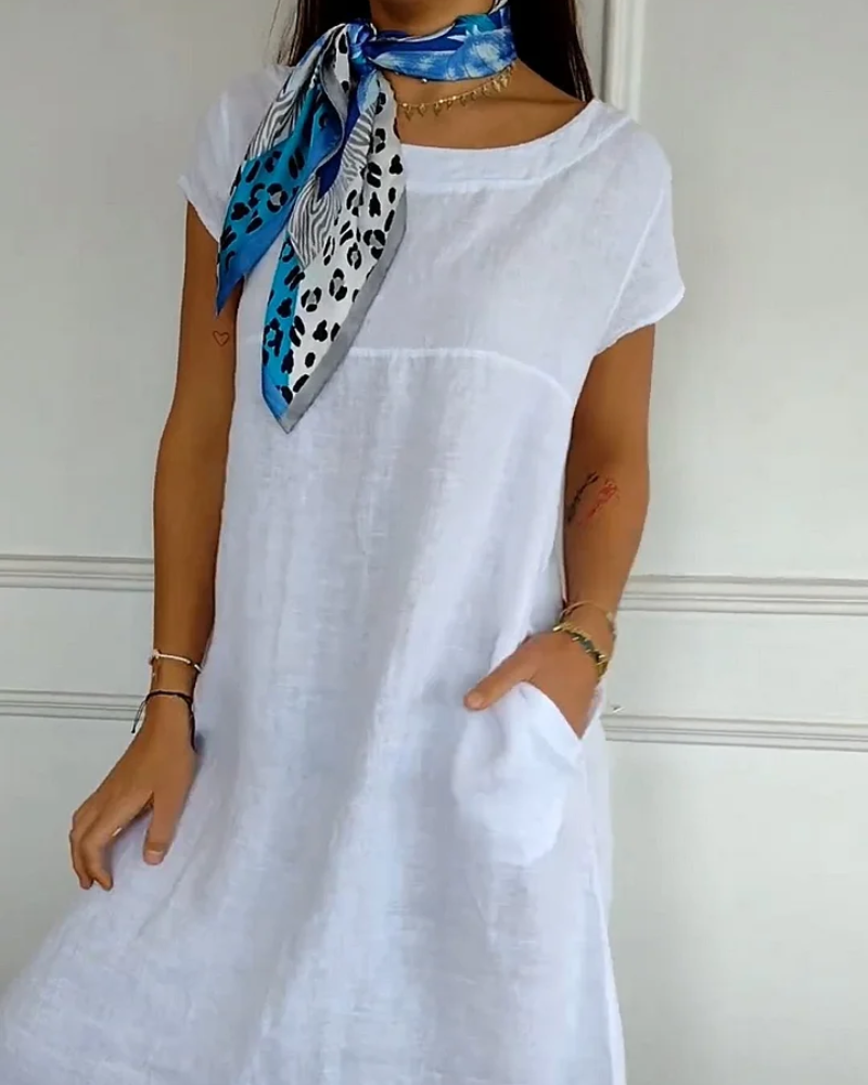 Brenna – Lässiges Baumwollkleid