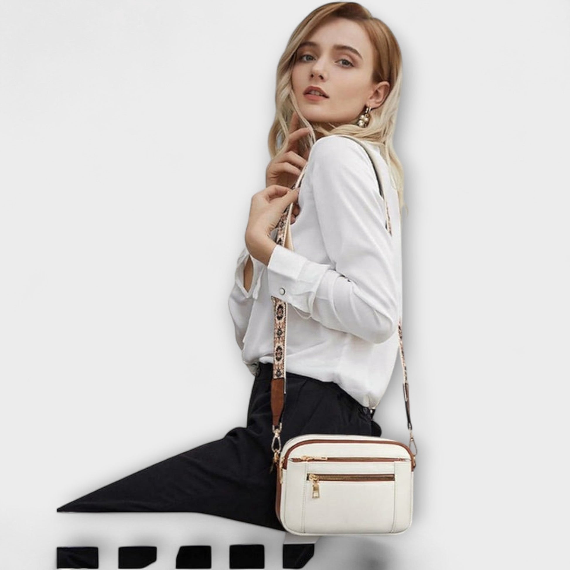 Erica - Elegante Leder Schultertasche
