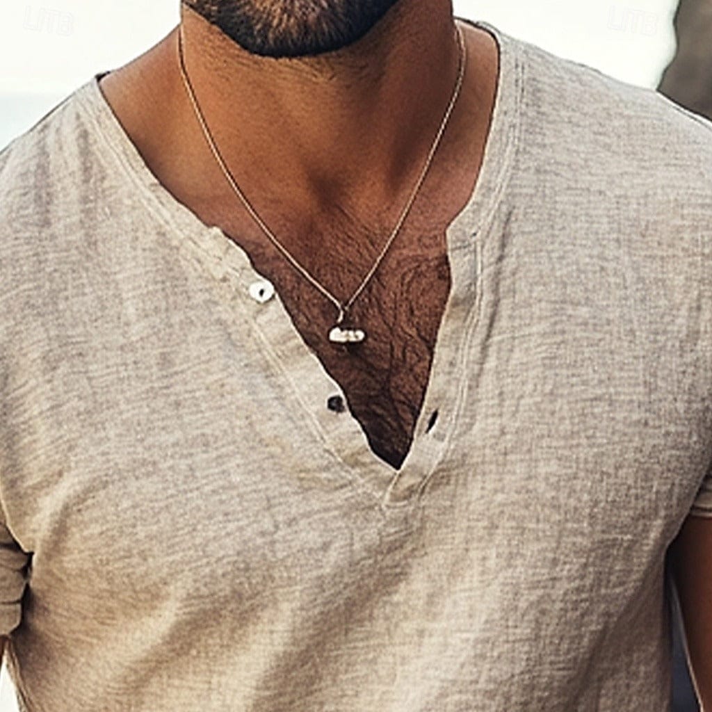 Frank – Lässiges Leinenhemd