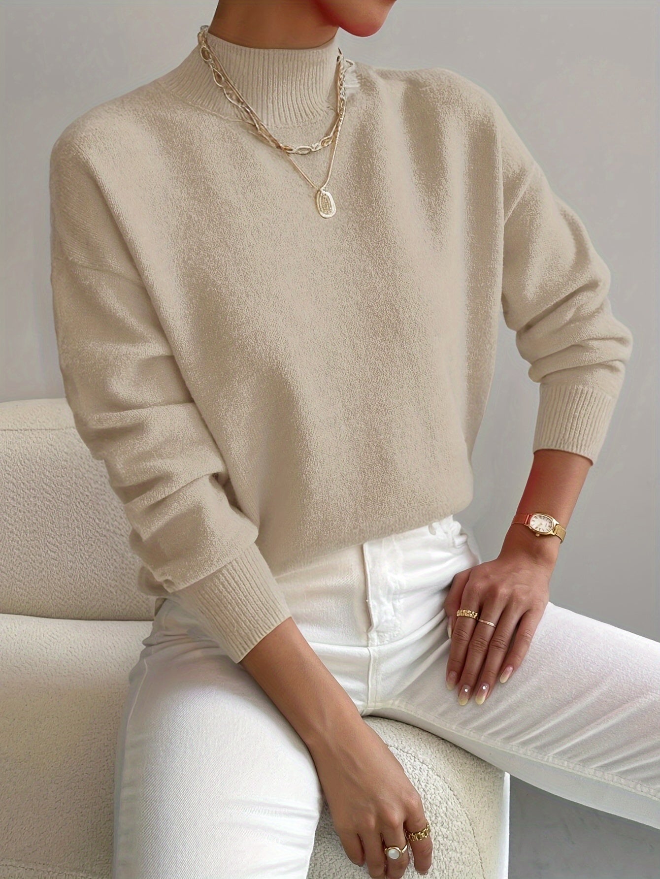 Donna – Klassischer Rollkragenpullover