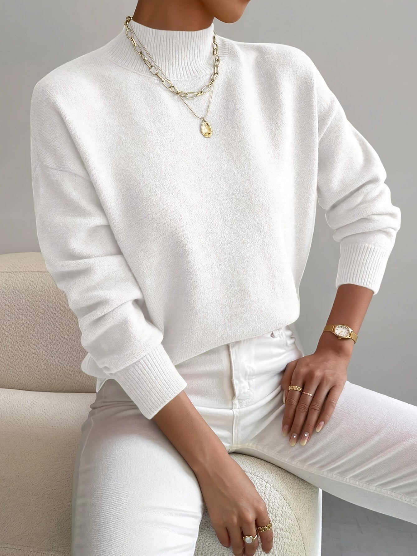 Donna – Klassischer Rollkragenpullover