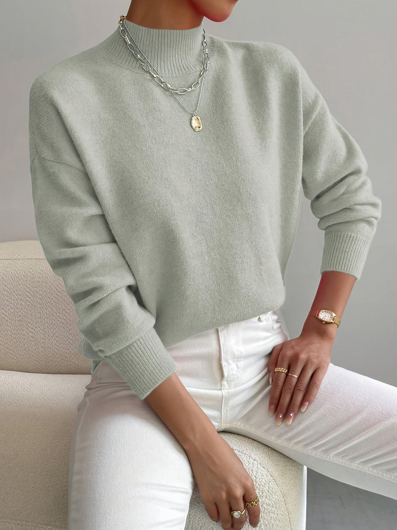 Donna – Klassischer Rollkragenpullover