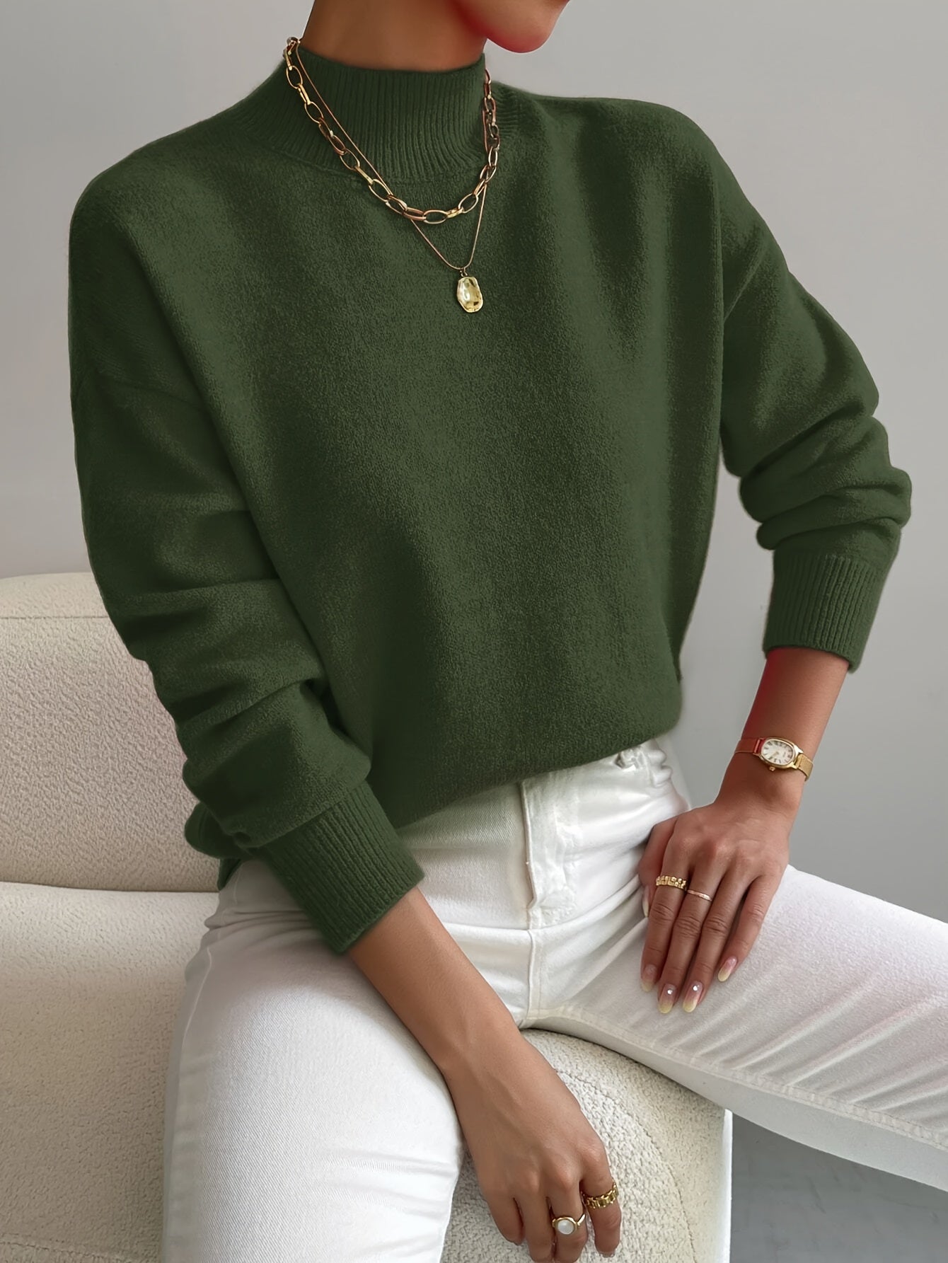 Donna – Klassischer Rollkragenpullover