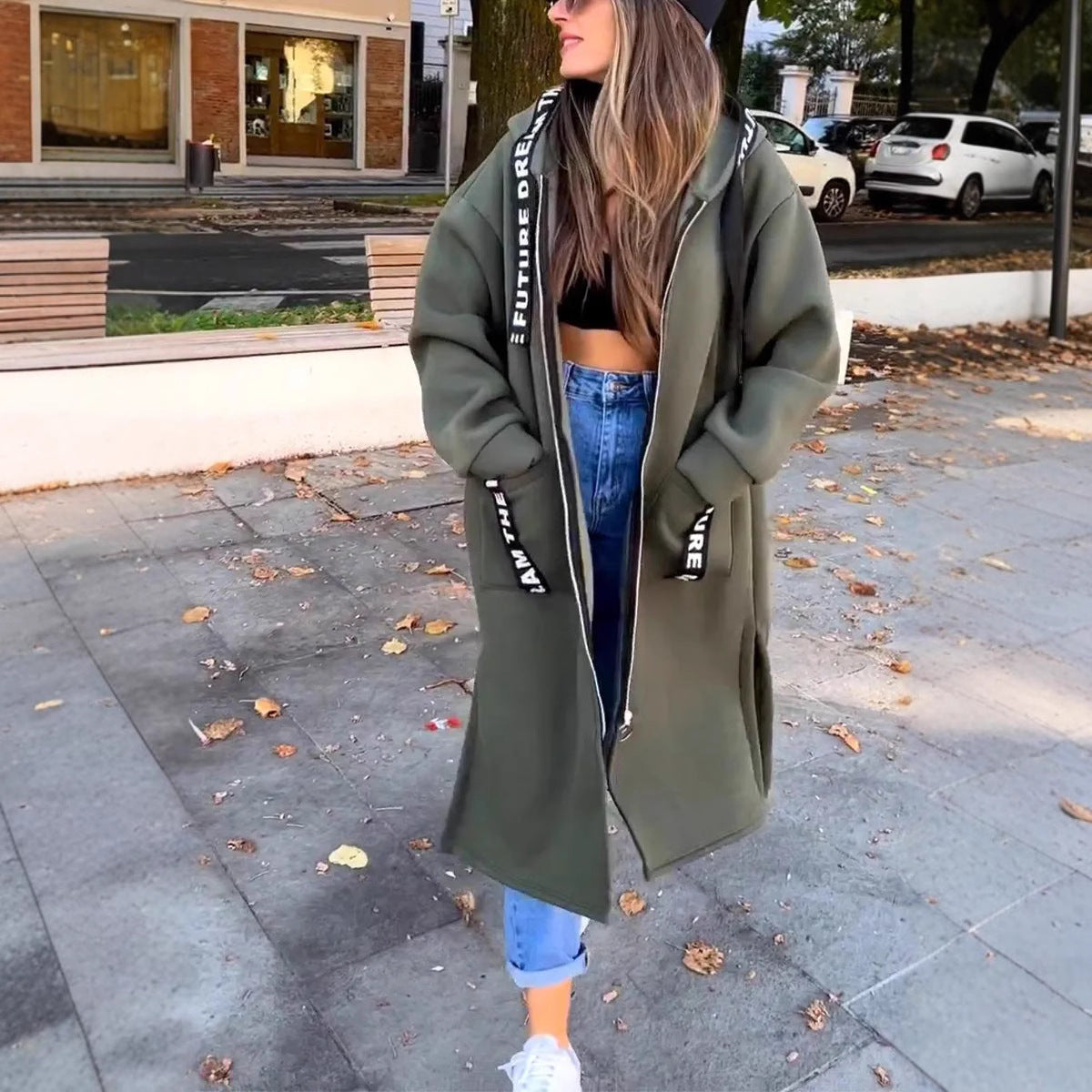 Marta – Oversized Komfort Hoodie Mantel