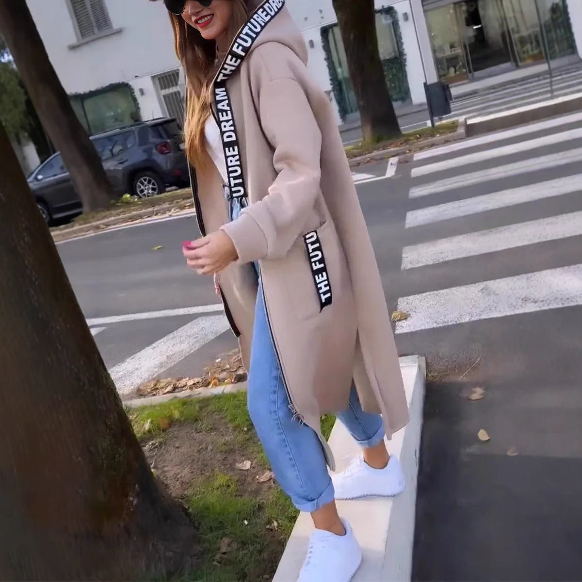 Marta – Oversized Komfort Hoodie Mantel