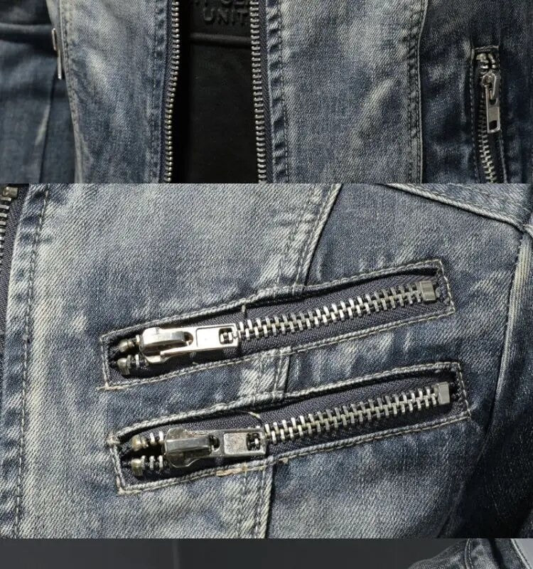 Matteo - Retro Denim Jacke